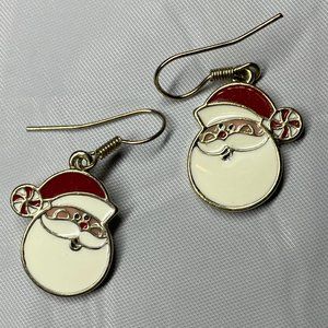Holiday Santa Earrings